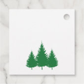 Vrijgezellenfeest winterboomtakken bedankjes labels (Achterkant)