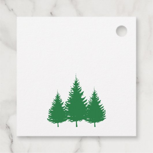 Vrijgezellenfeest winterboomtakken bedankjes labels (Achterkant)