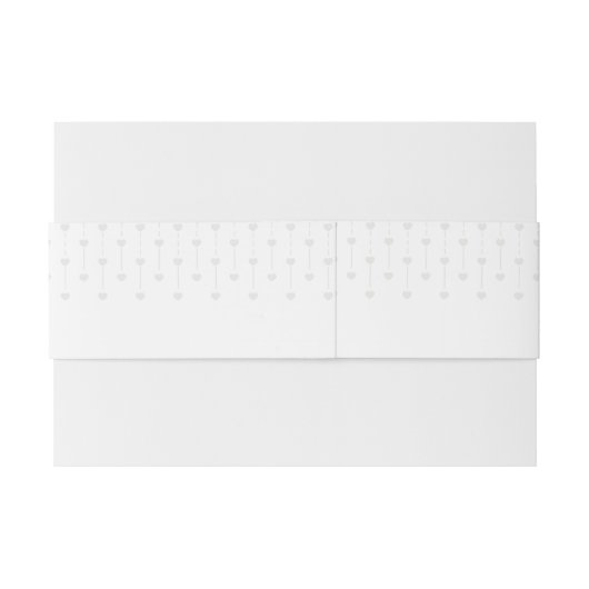 Vrijgezellenfeest wit groen rozen grijs hart uitnodigingen wikkel (Achterkant Voorbeeld)