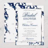 Vrijgezellenfeest - Wit, marmer en zilver Kaart (Voorkant / Achterkant)