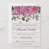 vrijgezellenfeest witte roos florale  kaart (Voorkant)