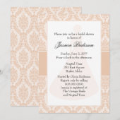 Vrijgezellenfeest woestijn Zand Damask Kaart (Voorkant / Achterkant)