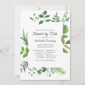 Vrijgezellenfeest Woodland Forest Greenery per Mai Kaart (Voorkant)