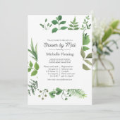 Vrijgezellenfeest Woodland Forest Greenery per Mai Kaart (Staand voorkant)