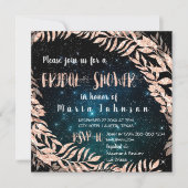 Vrijgezellenfeest Wreated Roos Gold Blue Sky Blauw Kaart (Voorkant)