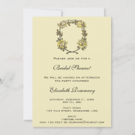  Vrijgezellenfeest, Yellow Garden Roos krans Kaart