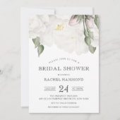 Vrijgezellenfeest Zacht witte rozen Kaart (Voorkant)