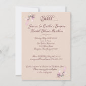 Vrijgezellenfeest, zalm Waterverf Kaart (Voorkant)