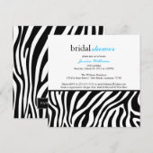 Vrijgezellenfeest Zebra Print Kaart (Voorkant / Achterkant)