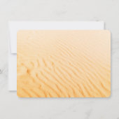 Vrijgezellenfeest zeehondenstrand nodigt zeeslag u kaart (Achterkant)