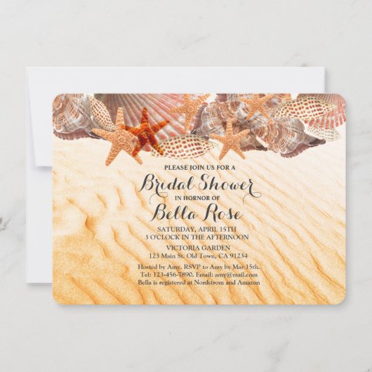 Vrijgezellenfeest zeehondenstrand nodigt zeeslag u kaart (Voorkant)