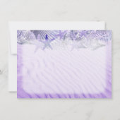 Vrijgezellenfeest zeehondenstranden nodigt zeeslag kaart (Achterkant)