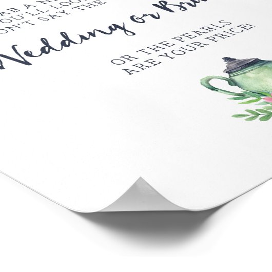 Vrijgezellenfeest Zeg niet dat er een naambordje i Poster (Hoek)