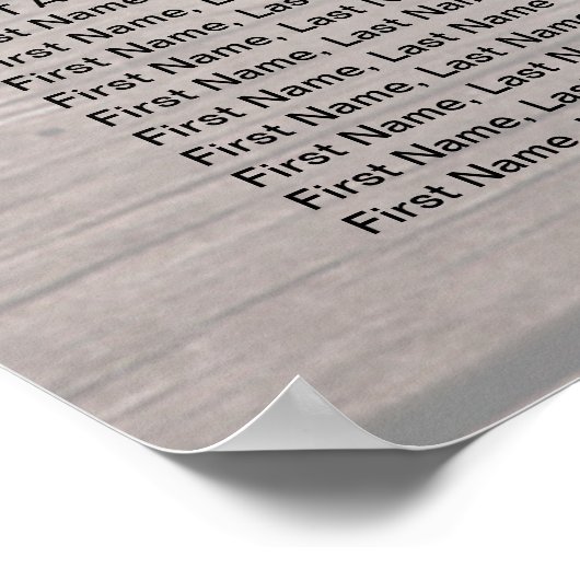 Vrijgezellenfeest Zitkaards Bloemen Lichten Hout Poster (Hoek)