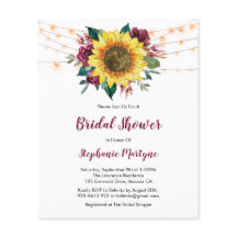 Vrijgezellenfeest zonnebloem Burgundy Lights