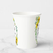 Vrijgezellenfeest Zonnebloem Eucalyptus Florenz. L Papieren Bekers (Rechts)