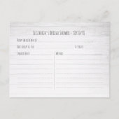 Vrijgezellenfeest - Zonnebloem - Houtverlichting Uitnodiging Briefkaart (Achterkant)