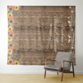 Vrijgezellenfeest Zonnebloem Kaarlichten Wandkleed (In Situ (horizontaal))