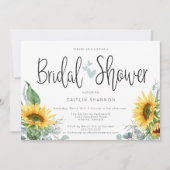 Vrijgezellenfeest zonnebloem met Sage Green Hearts Kaart (Voorkant)