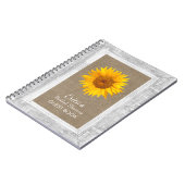 vrijgezellenfeest - Zonnebloem Notitieboek (Linkerzijde)