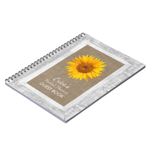 vrijgezellenfeest - Zonnebloem Notitieboek (Linkerzijde)