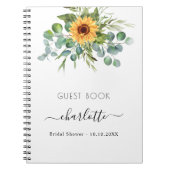 Vrijgezellenfeest zonnebloemen eucalyptus notitieboek (Voorkant)