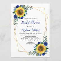 Vrijgezellenfeest Zonnebloemen Geometrische Floral