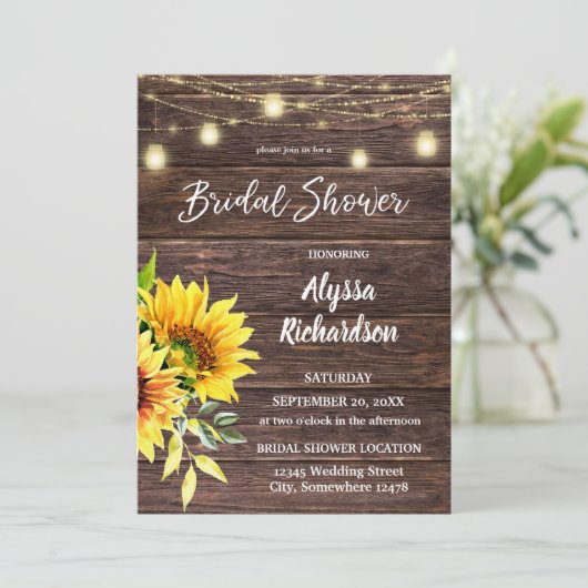 Vrijgezellenfeest zonnebloempitten kaart (Staand voorkant)