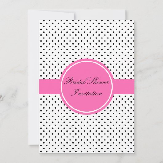 Vrijgezellenfeest zwart, wit en warm roze pokkendo kaart (Achterkant)