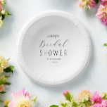 Vrijgezellenfeest Zwart Wit Papieren Kommen<br><div class="desc">Vrijgezellenfeest Papieren Bowls in zwart-wit met elegant typografische script. Meer producten met dit ontwerp staan in het collectie hieronder.</div>