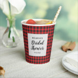 Vrijgezellenfeest Zwarte Buffalo Lumberjack Papieren Bekers<br><div class="desc">Classic black and red lumberjack buffelpatroon geruit vrijgezellenfeesten feestbenodigdheden Combineer dit met ons bijpassende gooikussen, koffiemat of mok in onze winkel om de ultieme indoor decor geruite collecties startbundel te vormen. Neem op elk moment contact op met de ontwerper als u dit ontwerp wilt aanpassen of aan een ander product...</div>