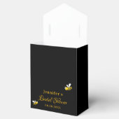 Vrijgezellenfeest zwarte hommels bedankdoosjes (Geopend)