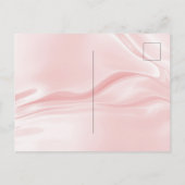 Vrijgezellenfeest zwarte roze glitter witte jurk uitnodiging briefkaart (Achterkant)