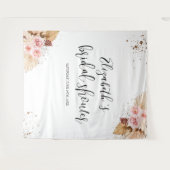 Vrijgezellenfeesten achtergronden | Waterverf Boho Wandkleed (Voorkant (horizontaal))