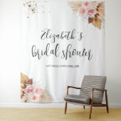 Vrijgezellenfeesten achtergronden | Waterverf Boho Wandkleed (In situ)