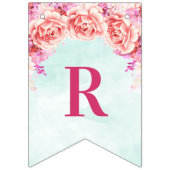 Vrijgezellenfeesten Banner Lichtblauwe Waterverf B (Derde vlag)