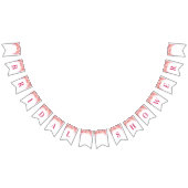 Vrijgezellenfeesten Banner Roze Waterverf Bloemen (Alle)