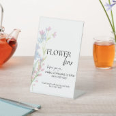 Vrijgezellenfeesten bloembalk reclamebord met voetstuk (Insitu)