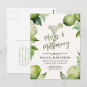 Vrijgezellenfeesten en huwelijken briefkaart (Voorkant / Achterkant)