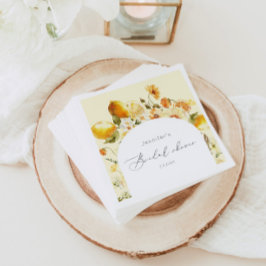 Vrijgezellenfeesten luiers met gematigde citroenzu servet