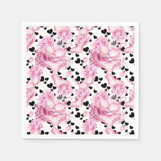 Vrijgezellenfeesten servetten voor fijne lingerie (Voorkant)