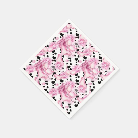 Vrijgezellenfeesten servetten voor fijne lingerie (Hoek)