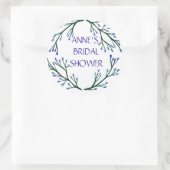 Vrijgezellenfeesten Sticker, botanische elementen Ronde Sticker (Tas)