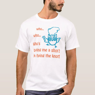 Vrijgezellenfeesten uil T-shirt