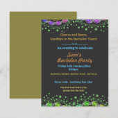 VRIJGEZELLENFEESTUITNODIGING KAART (Voorkant / Achterkant)