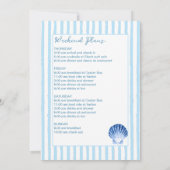 Vrijgezellenweekend aan de kust kaart (Achterkant)