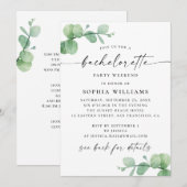 Vrijgezellenweekend. Eucalyptus Elegant reisschema Kaart (Voorkant / Achterkant)