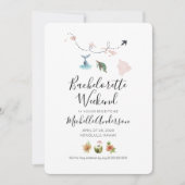 Vrijgezellenweekend in Honolulu Hawaii Uitnodiging (Voorkant)