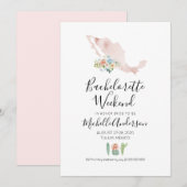 Vrijgezellenweekend in Mexico Uitnodiging (Voorkant / Achterkant)