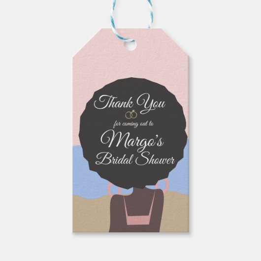 Vrijgezellenweekend Strand Bruidsbruiloft Bedankt  Cadeaulabel (Voorkant)
